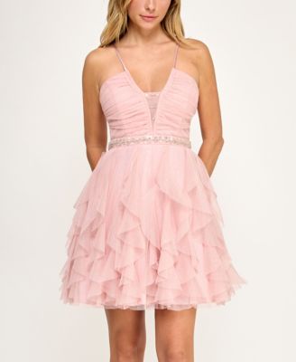 pear culture Womens Strappy Petal Detail S Medium pink 7
