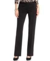 Anne Klein Pants, Bootcut-Leg Ponte-Knit Trousers 