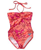 Roxy Kids Swimwear, Little Girls Floral Monokini One-Piece Swimsuit