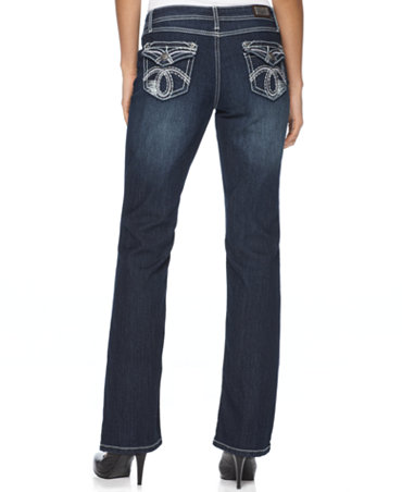 jeans earl embroidered faded bootcut petite wash leg jean dark