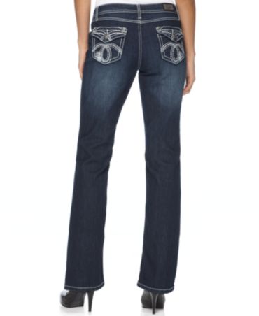 jeans earl embroidered faded bootcut petite wash leg jean dark