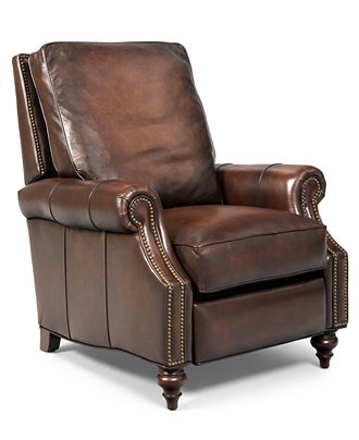 Madigan Leather Recliner - Furniture - Macy&#39;s