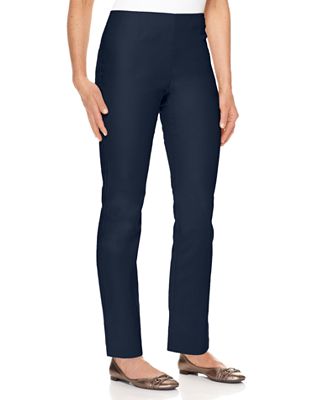 charter club leg slim petite pants straight trousers cropped capris