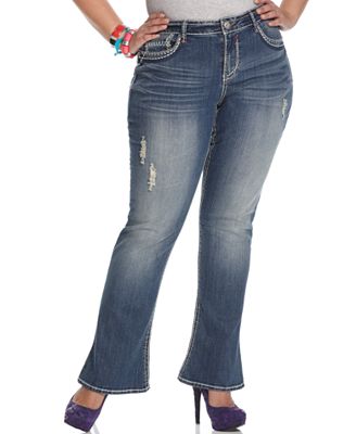 jeans plus flirty bootcut hydraulic wash sizes
