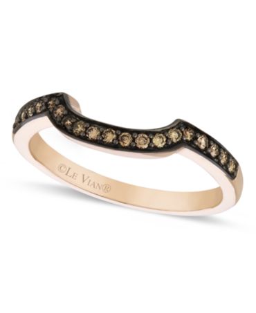 Not diamonds  rose Product band  Macy's  with gold Available wedding  chocolate