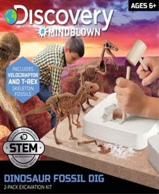 Discovery MindBlown Toy Dinosaur Excavation Kit Skeleton 3D Puzzle - STEM image number null