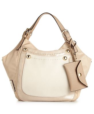 sondra roberts squared hobo bag