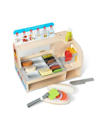 Melissa & Doug Slice Stack Sandwich Counter image number null