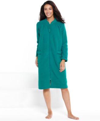 Miss Elaine Zip Up Short Robe