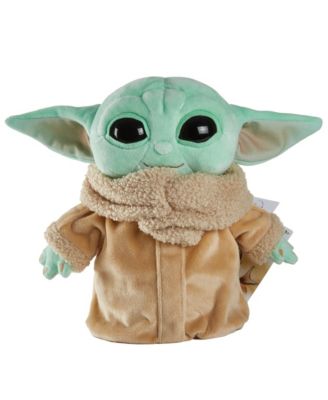 Star Wars Plush Toy, Grogu Soft Doll from The Mandalorian, 8-in Figure image number null