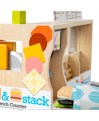Melissa & Doug Slice Stack Sandwich Counter image number null