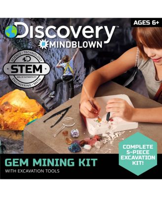 Discovery Mindblown Toy Excavation Kit Gems- STEM image number null