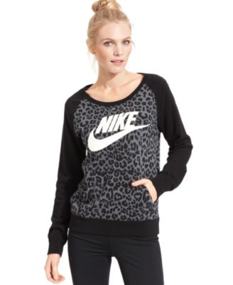 nike leopard print jumper