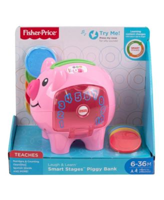 Fisher Price Preschool Electronic Pig Counting Music Educational Piggy Bank
