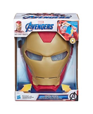 Marvel Avengers Iron Man Flip FX Mask with Flip-Activated Light Effects for Costume and Role-Play Dress Up image number null