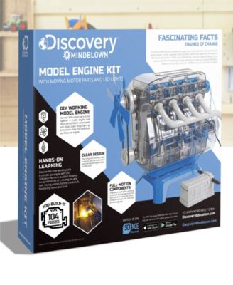 Discovery #Mindblown Model Engine Kit, with Moving Parts and Lights image number null