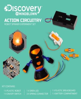 Discovery #MINDBLOWN Toy Circuitry Action Experiment Robot Spinner image number null