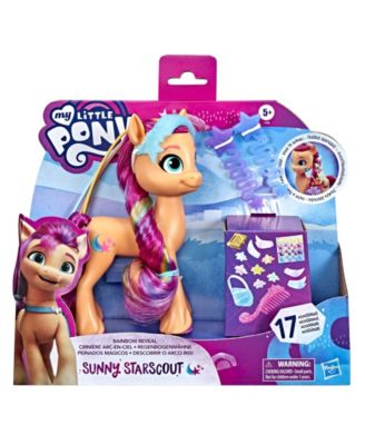 CLOSEOUT! My Little Pony Rainbow Reveal Sunny Toy, Set of 18 image number null