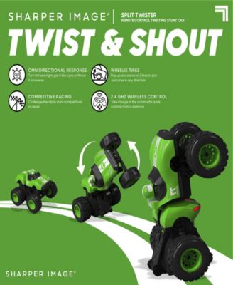 Sharper Image Twist and Shout Wireless Remote-Control Stunt Car Toy image number null