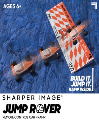 Sharper Image Remote Control Stunt Ramp Rechargeable Jump Rover Car Toy, Set of 3 image number null