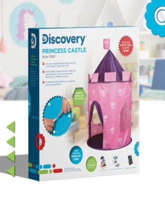 Discovery Kids Play Princess Castle Hideaway Tent, Set of 6 image number null