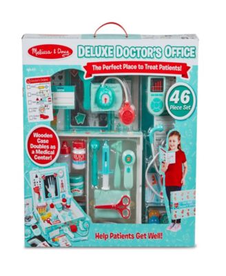 Melissa and Doug Deluxe Doctor's Office 46 Piece Play Set image number null