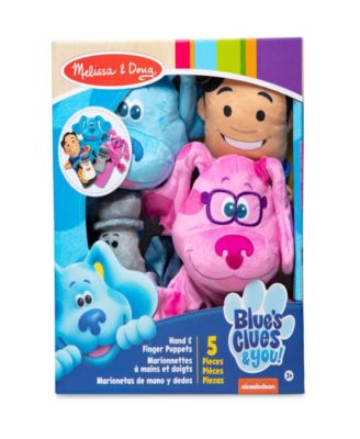 Melissa and Doug Blues Clues You Hand Finger Puppets, Set of 5 image number null