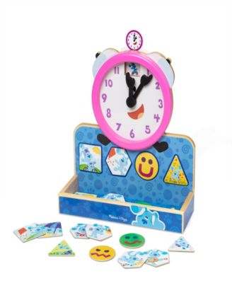 CLOSEOUT! Melissa and Doug Blues Clues You Tickety Tock Magnetic Clock, 31 Piece