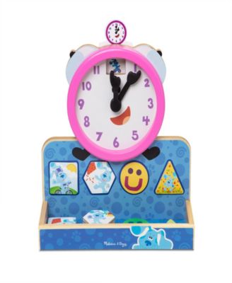 CLOSEOUT! Melissa and Doug Blues Clues You Tickety Tock Magnetic Clock, 31 Piece image number null