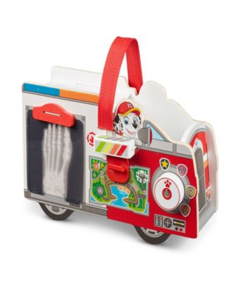 Melissa and Doug Paw Patrol Marshall's Rescue 14 piece Caddy Play Set image number null