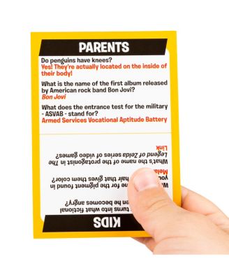 Beat the Parents Classic Family Trivia Game, Kids vs Parents for Ages 6 and up image number null