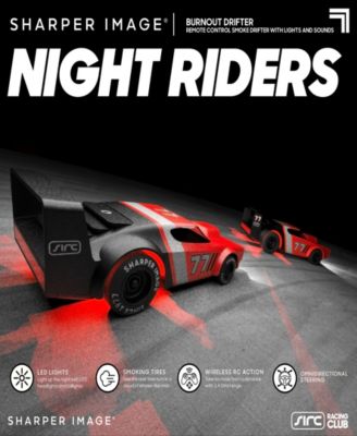 Sharper Image Night Riders Wireless Remote-Control Drifting Race Car with LED Lights and Smoking Tires image number null