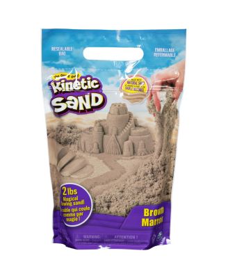 Kinetic Sand the Original Moldable Sensory Play Sand, Brown, 2 Pounds image number null