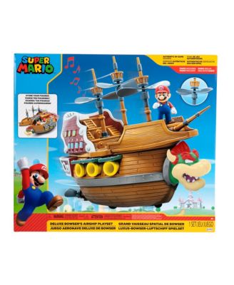 Super Mario Deluxe Bowsers Ship Playset