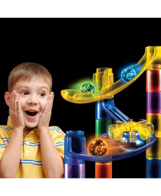 National Geographic Glow-in-the-Dark Marble Run 50 piece image number null
