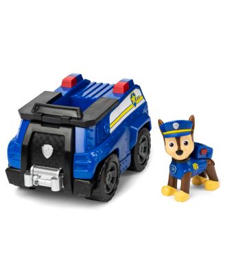 PAW Patrol Chase?s Patrol Cruiser Vehicle with Collectible Figure for Kids Aged 3 and Up