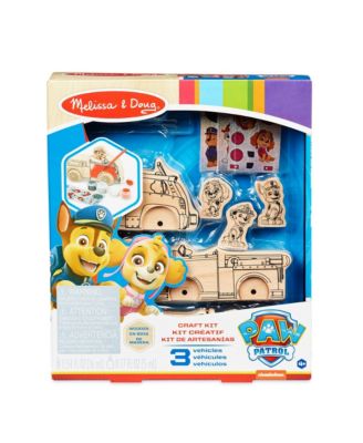 CLOSEOUT! Melissa and Doug Paw Patrol Vehicles Craft Kit, Set of 20 image number null