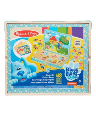 CLOSEOUT! Melissa and Doug Blues Clues You Magnetic Picture Game, 45 Piece image number null