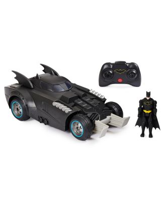 Batman Launch and Defend Batmobile Remote Control Vehicle with Exclusive 4-inch Batman Figure