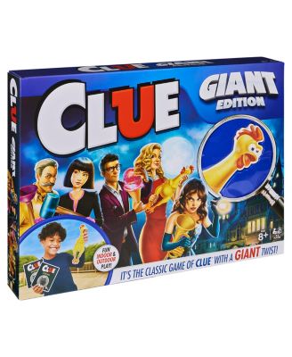 Giant Clue Classic Game for Kids and Families with a Big Twist: Large Rooms, Giant Cards, and Foam Tools 