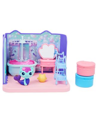 DreamWorks Gabby?s Dollhouse, Primp and Pamper Bathroom with MerCat Figure