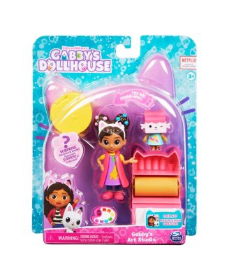 DreamWorks Gabby’s Dollhouse, Art Studio Set with 2 Toy Figures image number null