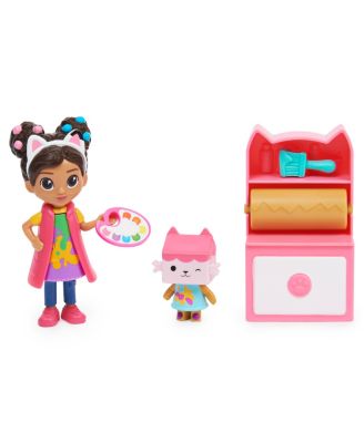 DreamWorks Gabby’s Dollhouse, Art Studio Set with 2 Toy Figures image number null