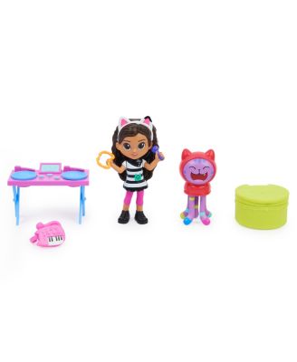 DreamWorks Gabby?s Dollhouse, Kitty Karaoke Set with 2 Toy Figures