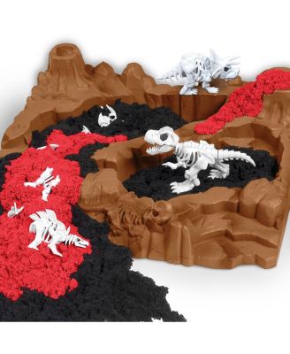 Kinetic Sand, Dino Dig Playset with 10 Hidden Dinosaur Bones to Discover image number null