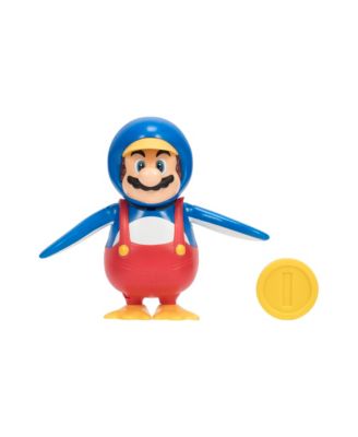 Super Mario 4" Figure -Penguin Mario with Coin
