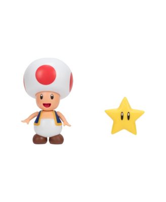 Super Mario 4" Figure - Toad with Star