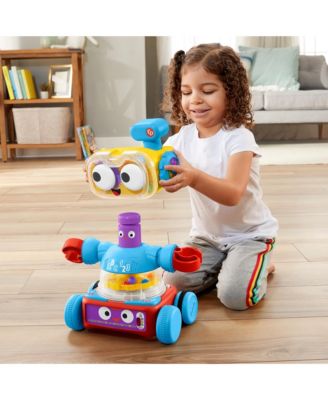 Fisher-Price 4-in-1 Robot Baby to Preschool Learning Toy with Lights & Music image number null
