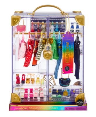 Rainbow High Deluxe Fashion Closet Playset with 400+ Fashion Combinations