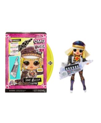 L.O.L Surprise OMG Remix Rock Fame Queen with Keytar and 15 Surprises